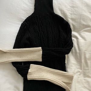 Zara color blocked knit sweater (fall drop!)
